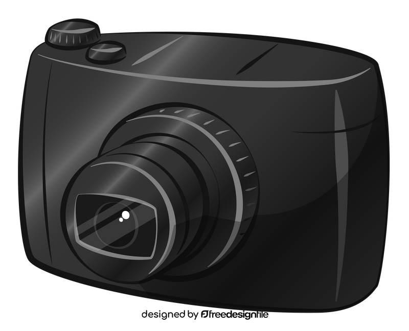 Compact camera clipart