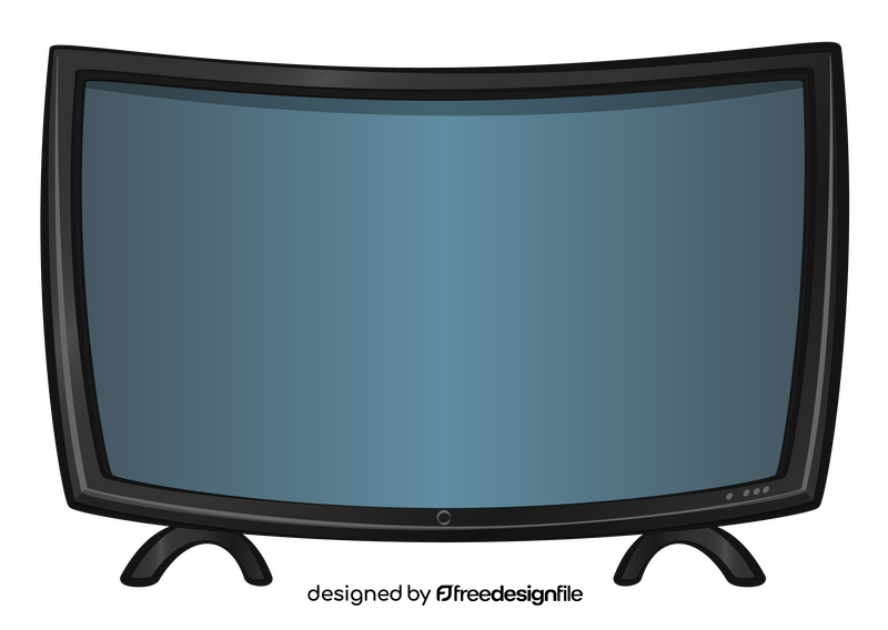 Led tv clipart