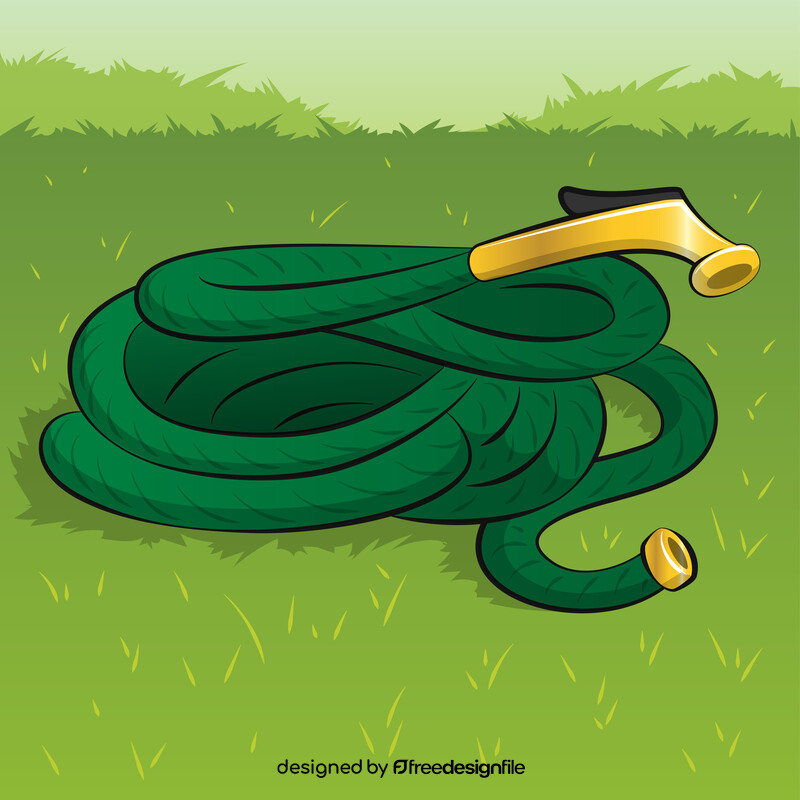 Garden hose vector