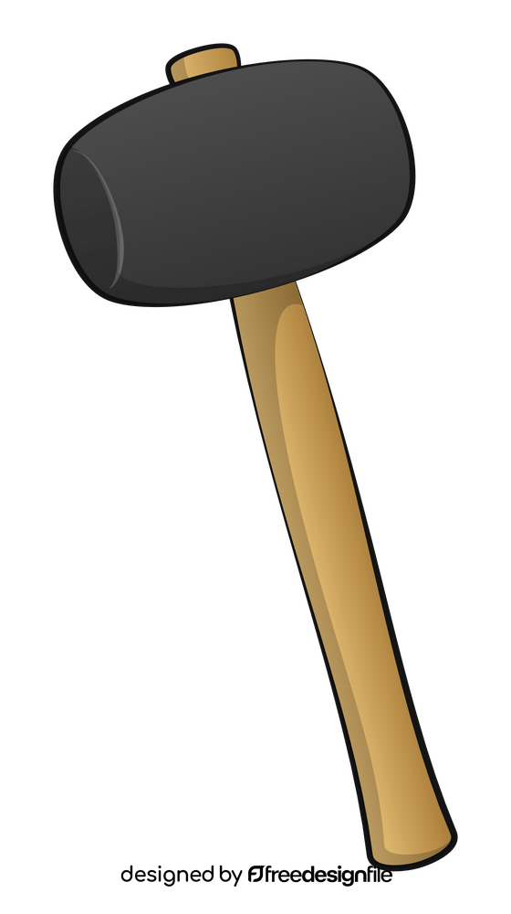 Rubber mallet clipart