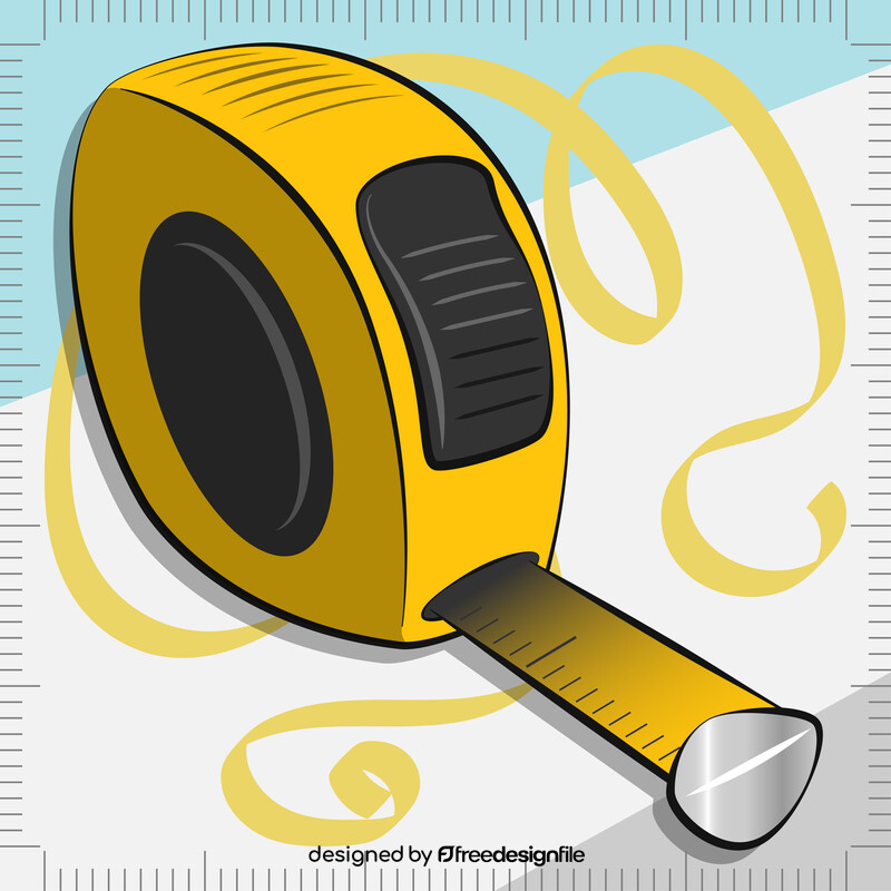 Tape measure vector