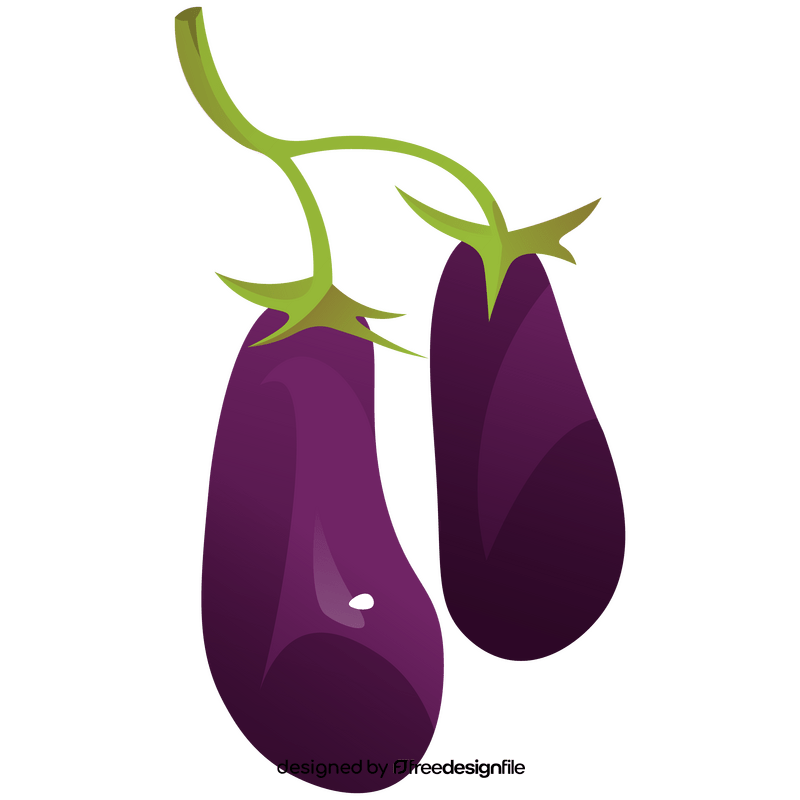 Eggplants vegetable clipart