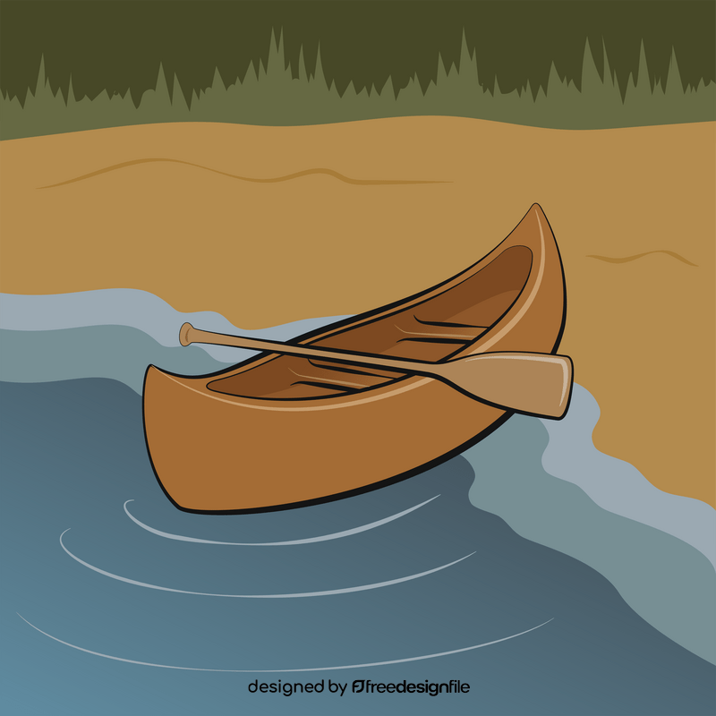 Canoe vector