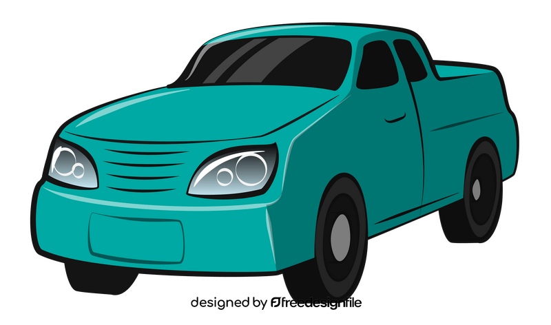 Pickup car clipart