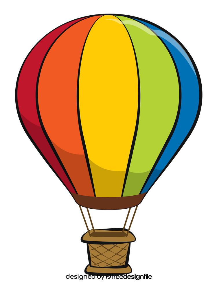 Hot air balloon clipart