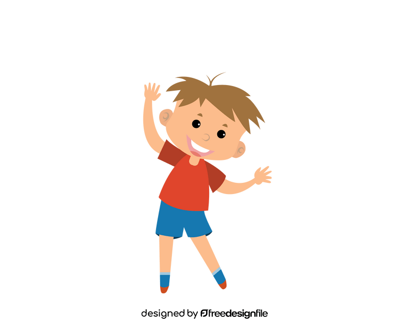 Cute baby boy clipart