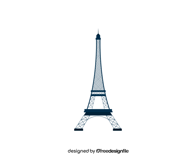 Simple effiel tower clipart