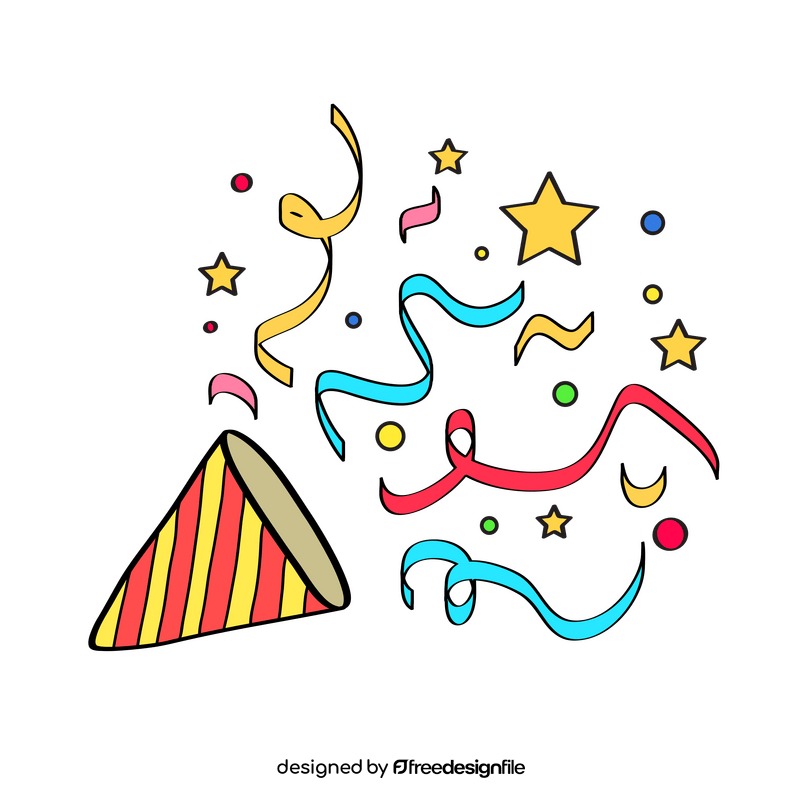 Confetti clipart