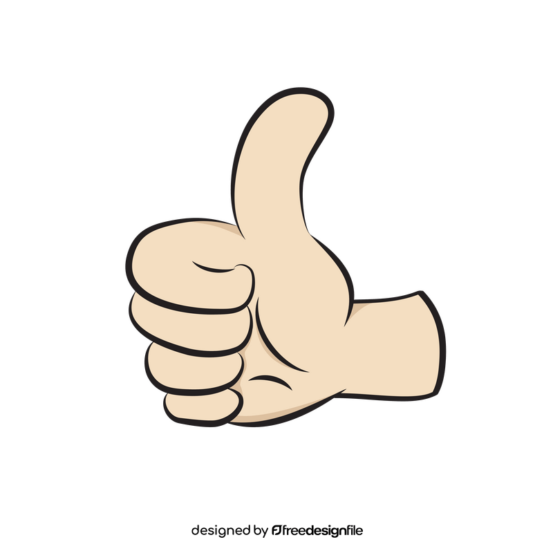 Thumbs up clipart