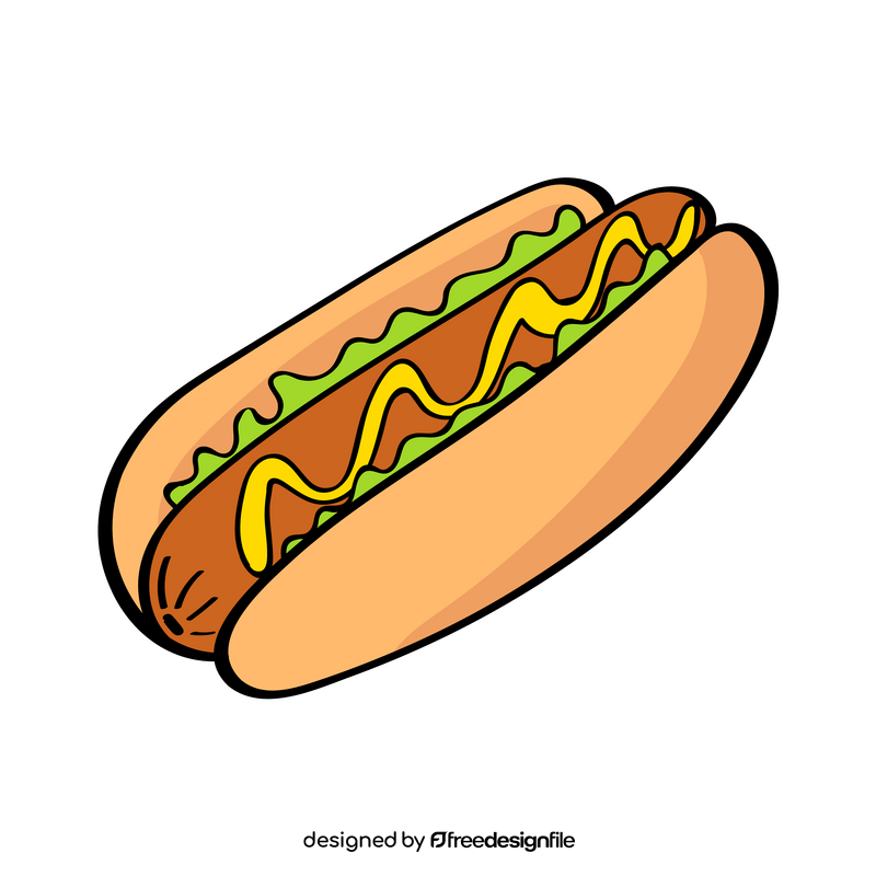 Hotdog clipart