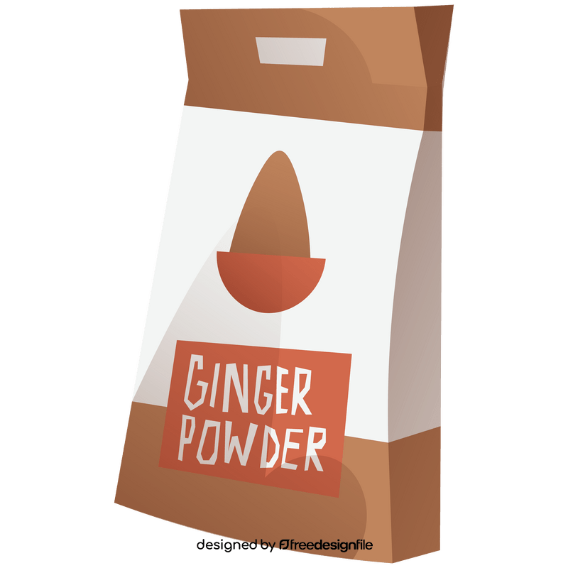 Ginger powder clipart