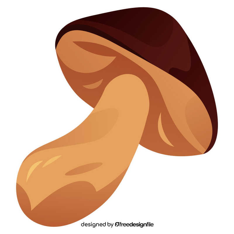 Mushroom boletus edible clipart