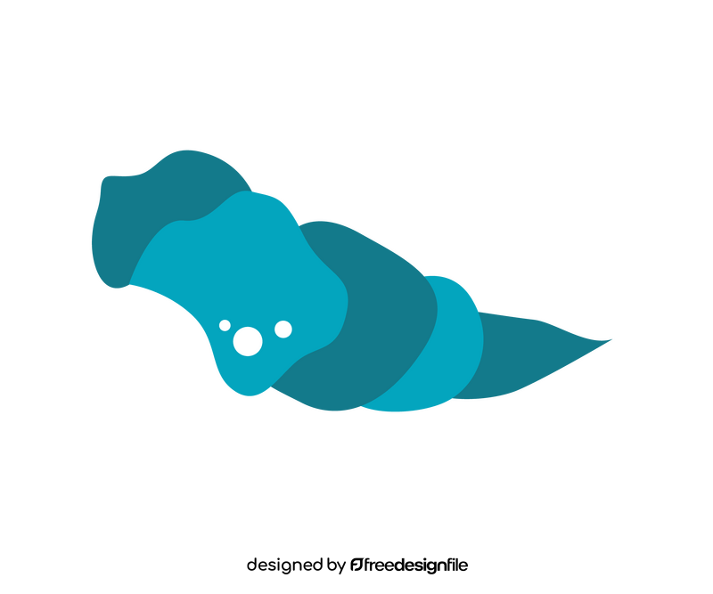 Long shell clipart