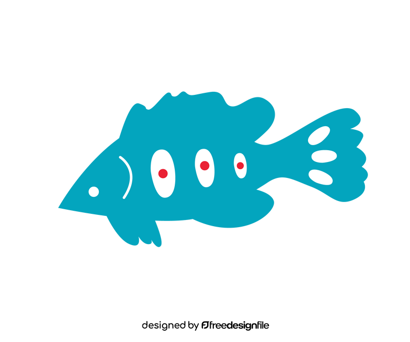 Fish illustration clipart