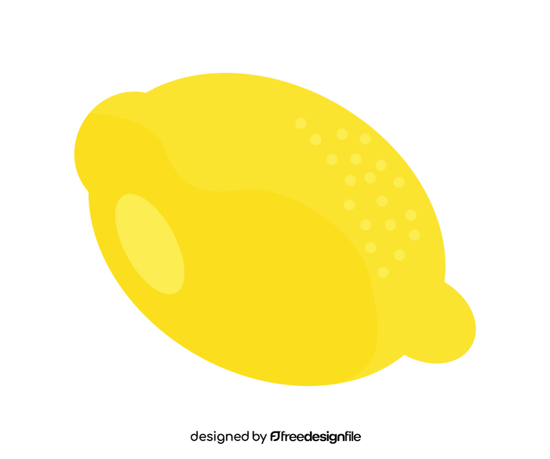 Whole lemon clipart