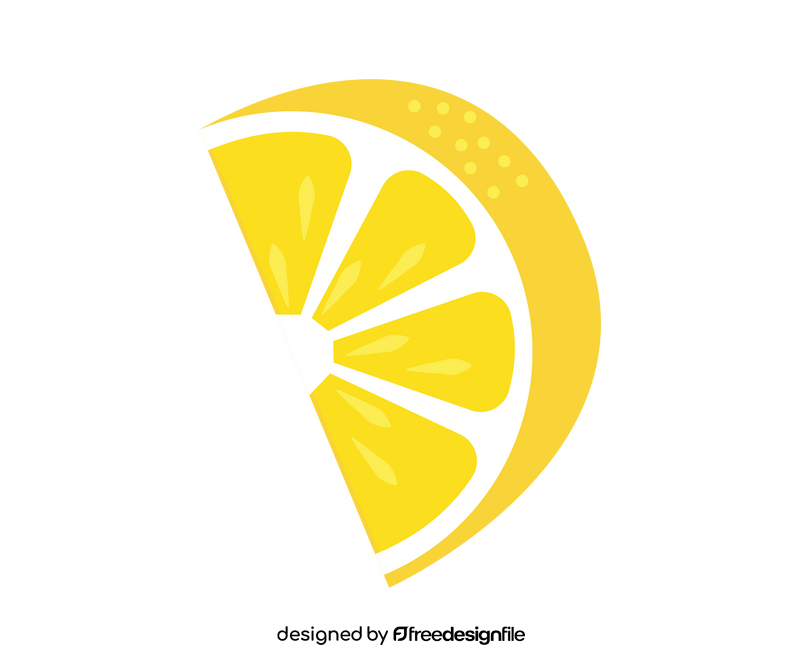 Lemon lobule clipart