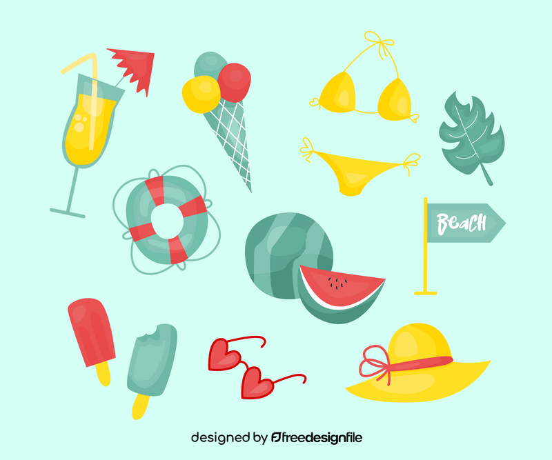 Summer vector