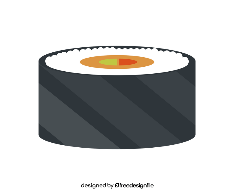 Free sushi roll clipart