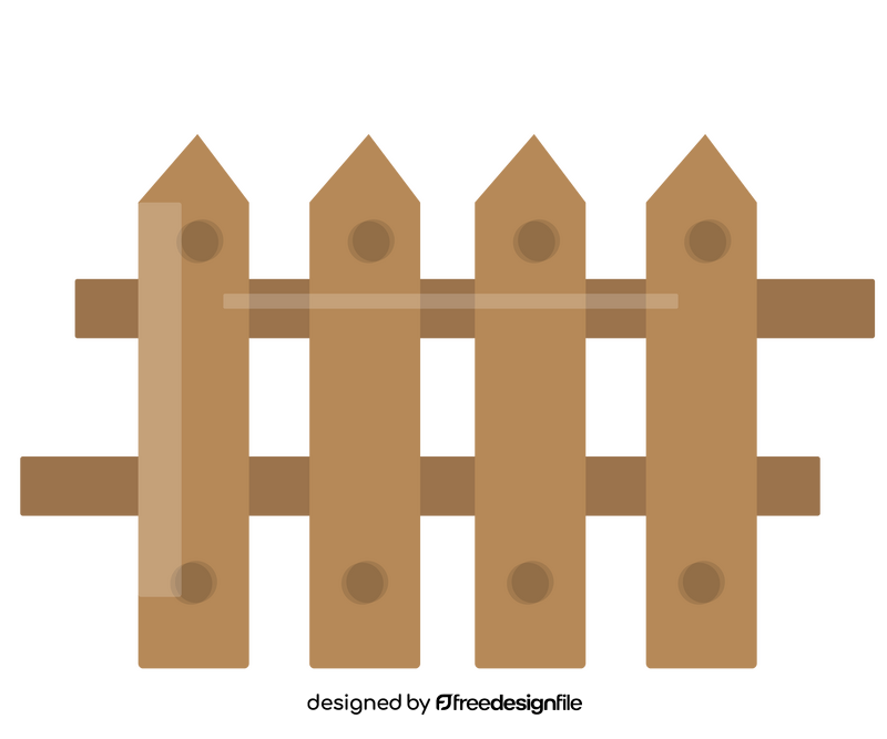 Garden fence clipart