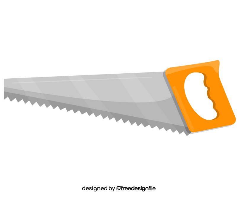 Handsaw cartoon clipart