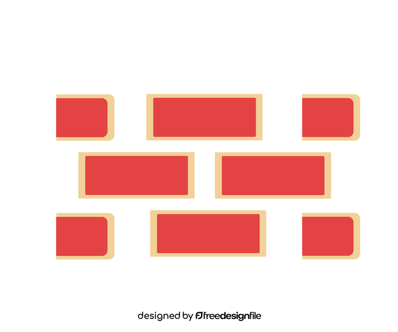 Decorative bricks clipart