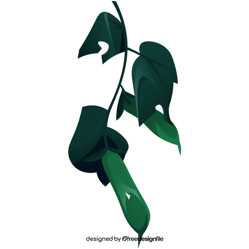 Peas plant clipart