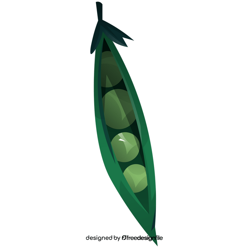 Green peas vegetable clipart