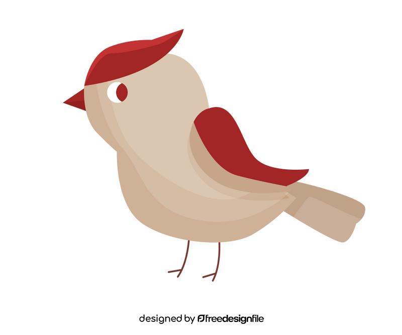 Cartoon baby bird clipart