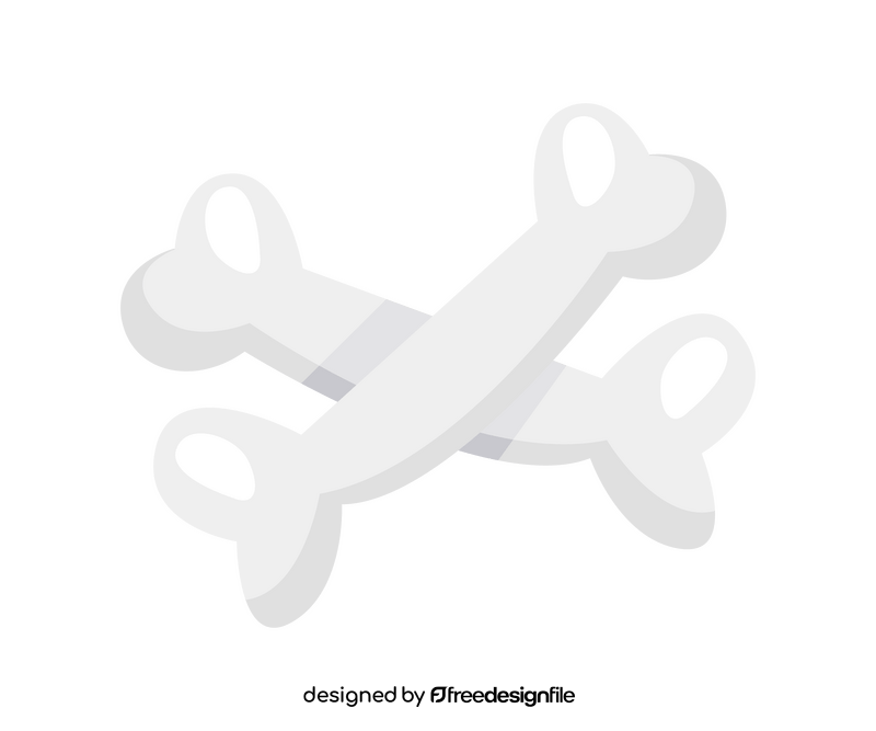 Halloween bones clipart