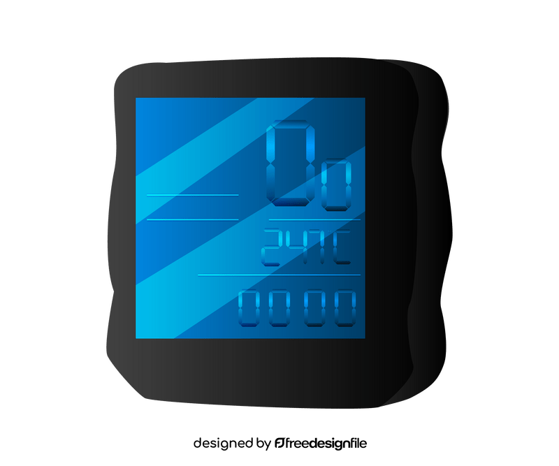 Stopwatch cartoon clipart