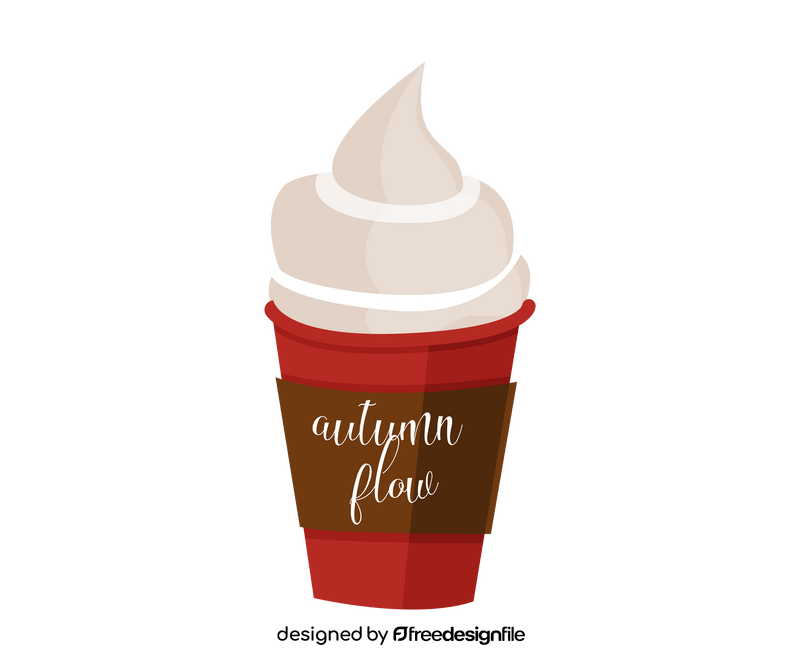 Autumn coffee clipart