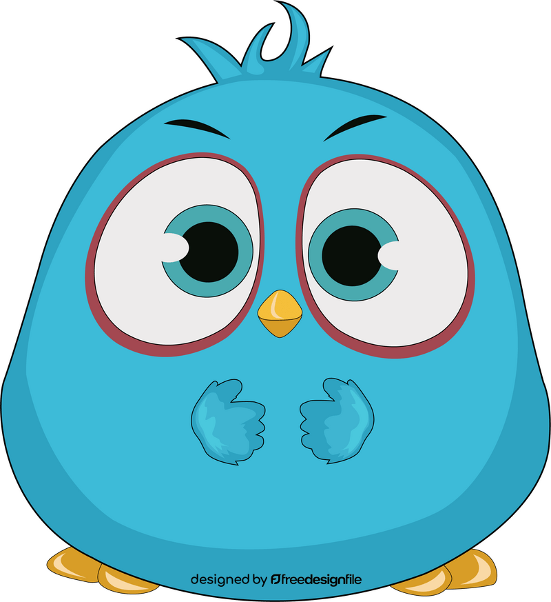 Cute angry birds clipart