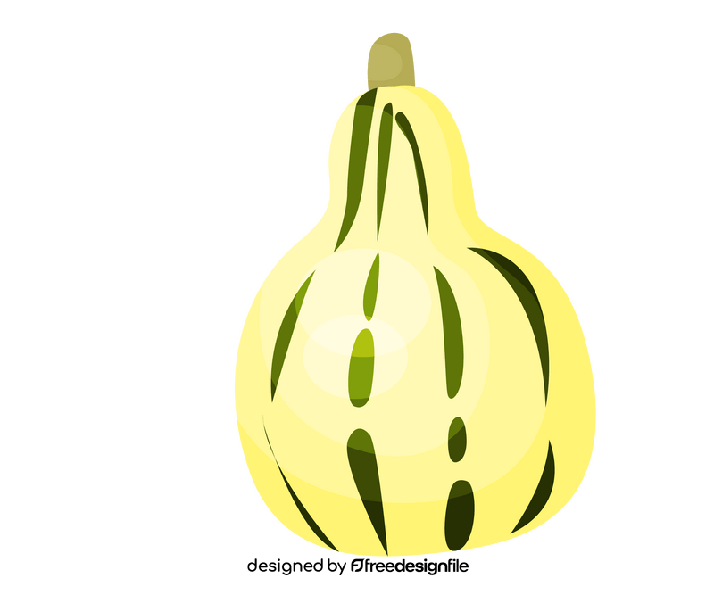 Striped pumpkin drawing clipart