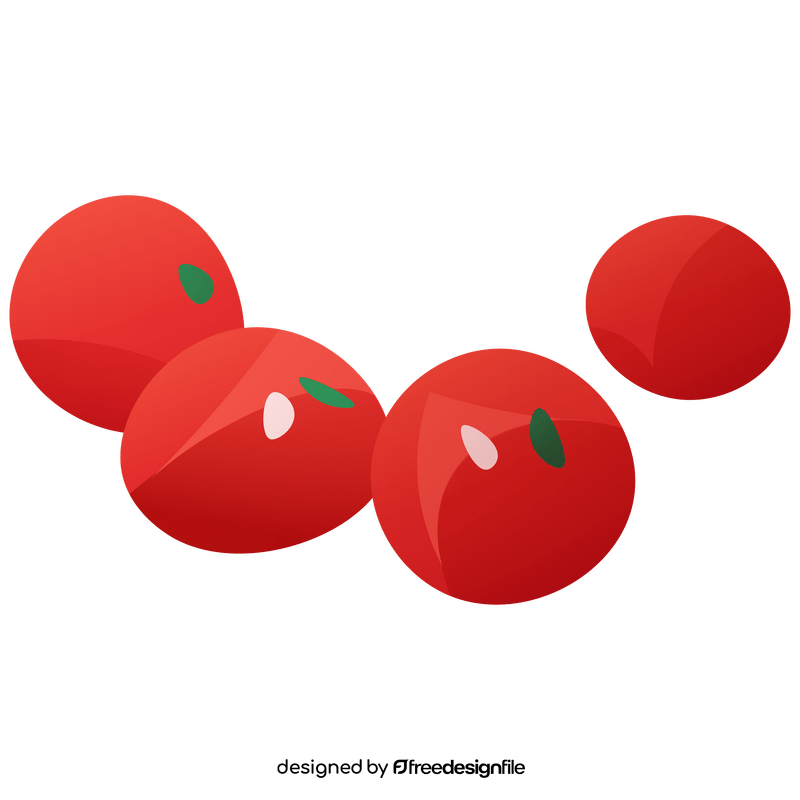 Tomato cherry clipart