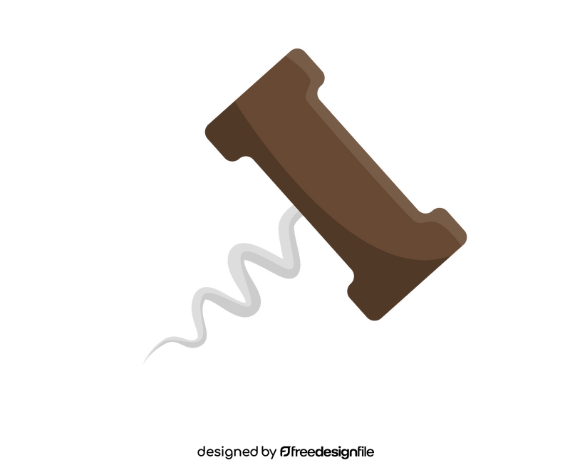 Corkscrew illustration clipart