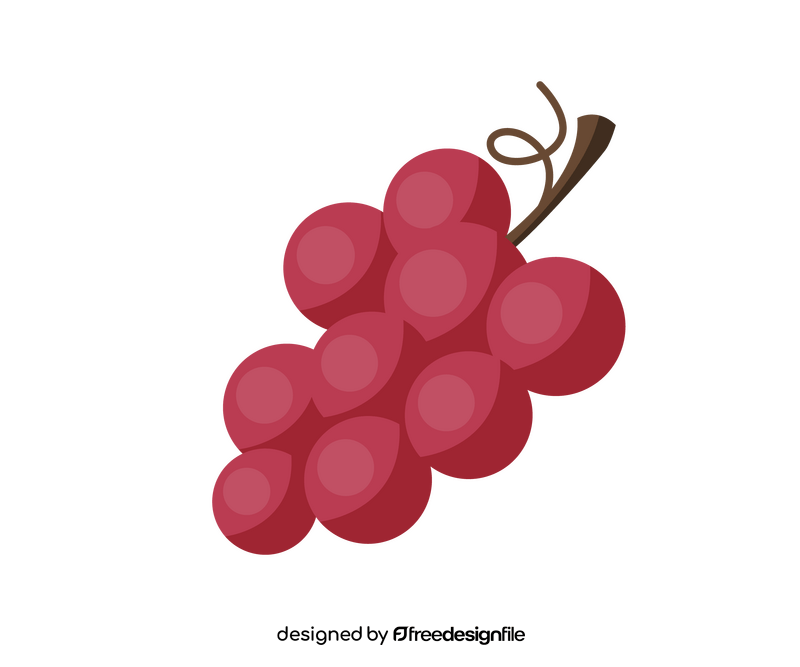 Grapes cartoon clipart