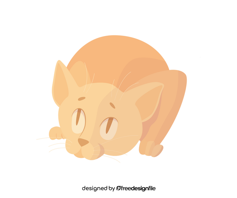 Cartoon cat clipart