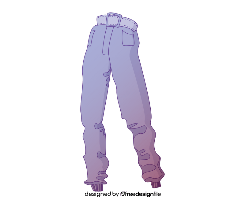 Pants, trousers clipart