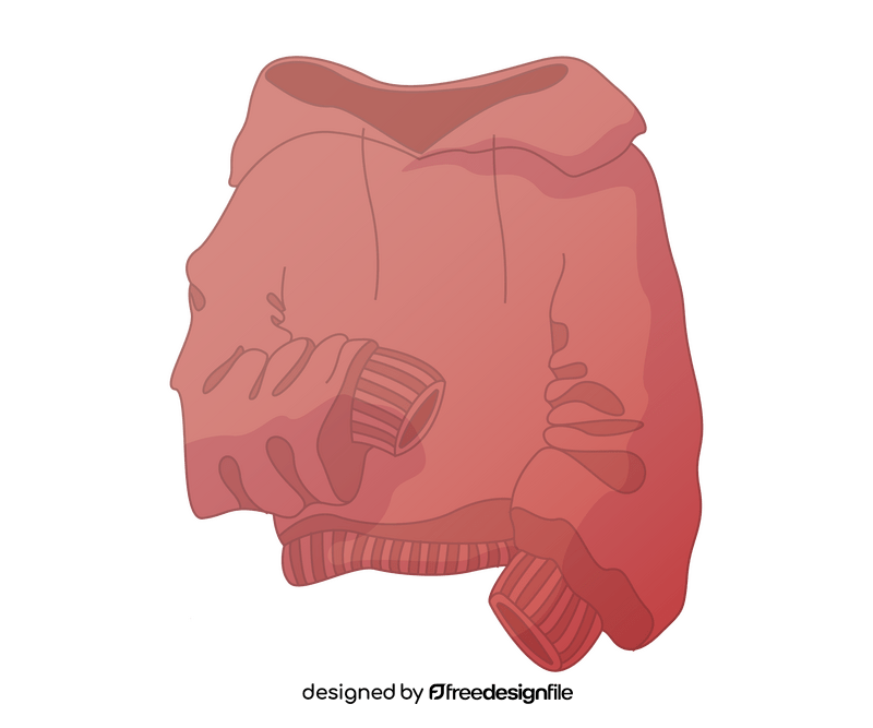 Hoodie sweatshirt clipart