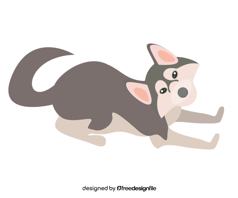 Free husky dog clipart