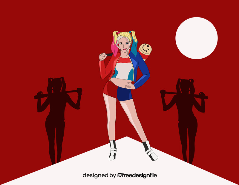 Harley Quinn vector