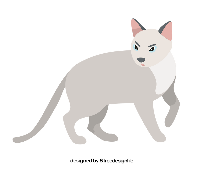 Cartoon cat clipart