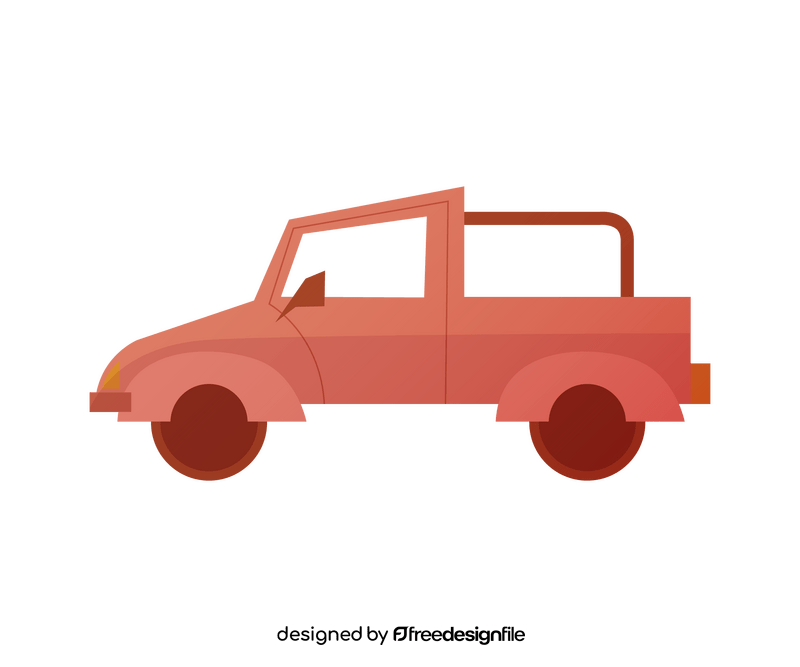 Pickup truck SUV clipart