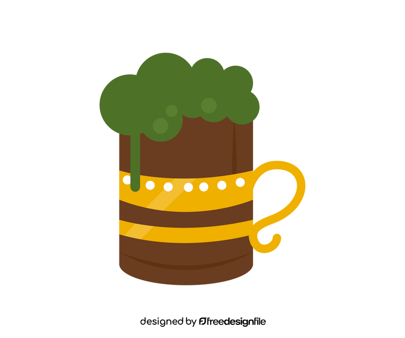 Irish beer mug clipart