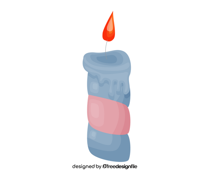 Candle cartoon clipart