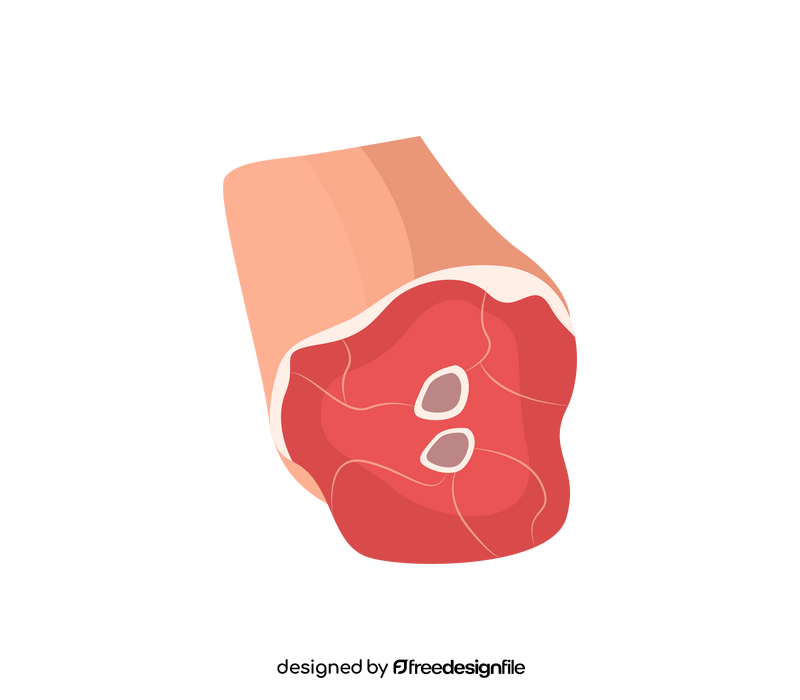 Cartoon meat clipart