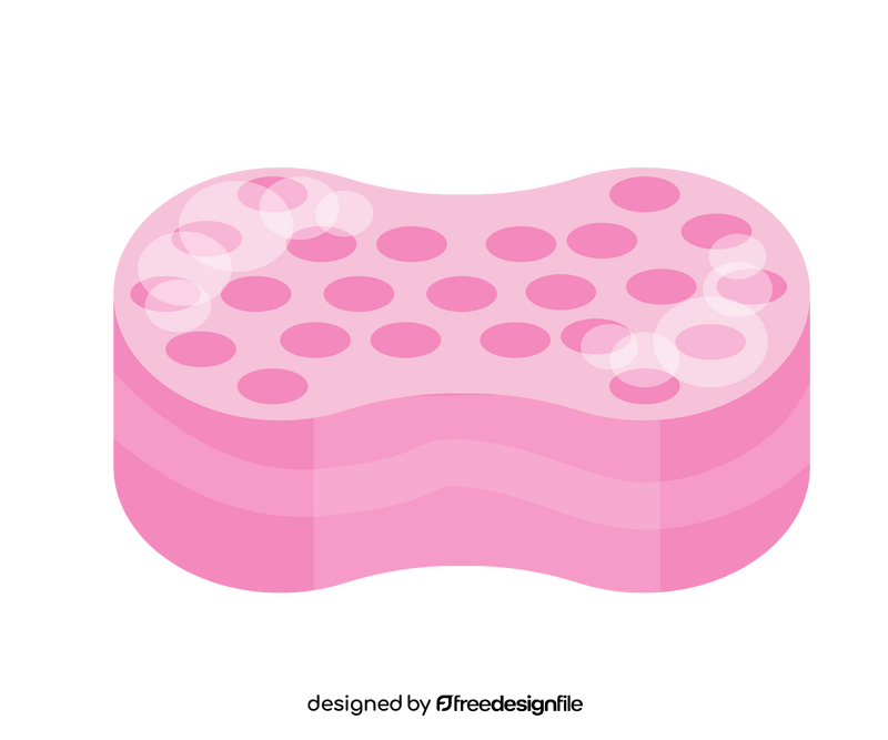 Bath sponge clipart