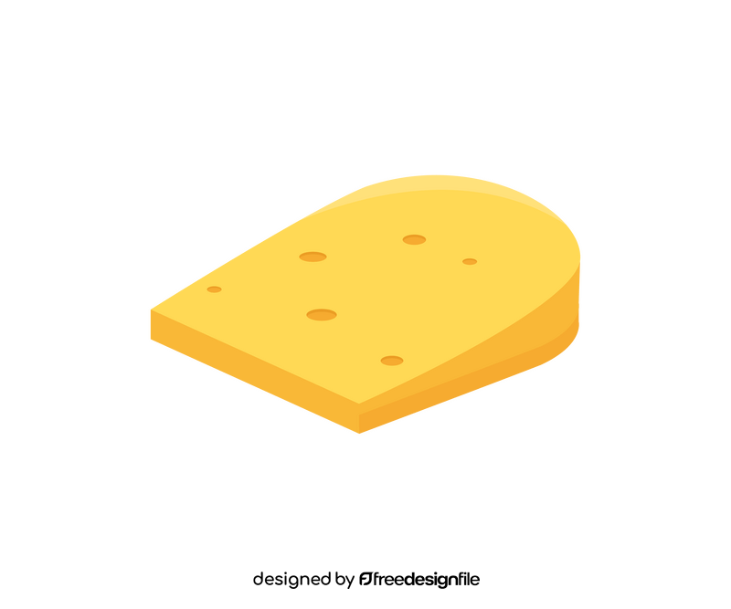 Hard cheese cartoon clipart