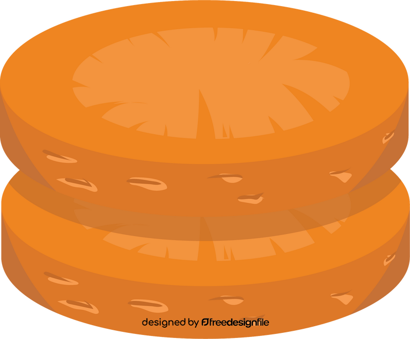 Carrot Slices clipart