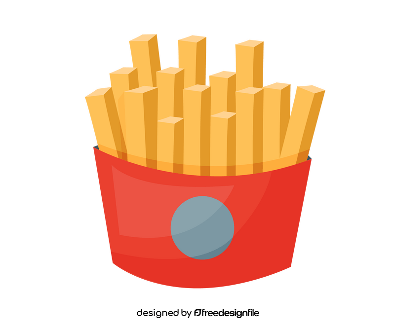 French fries drawing clipart